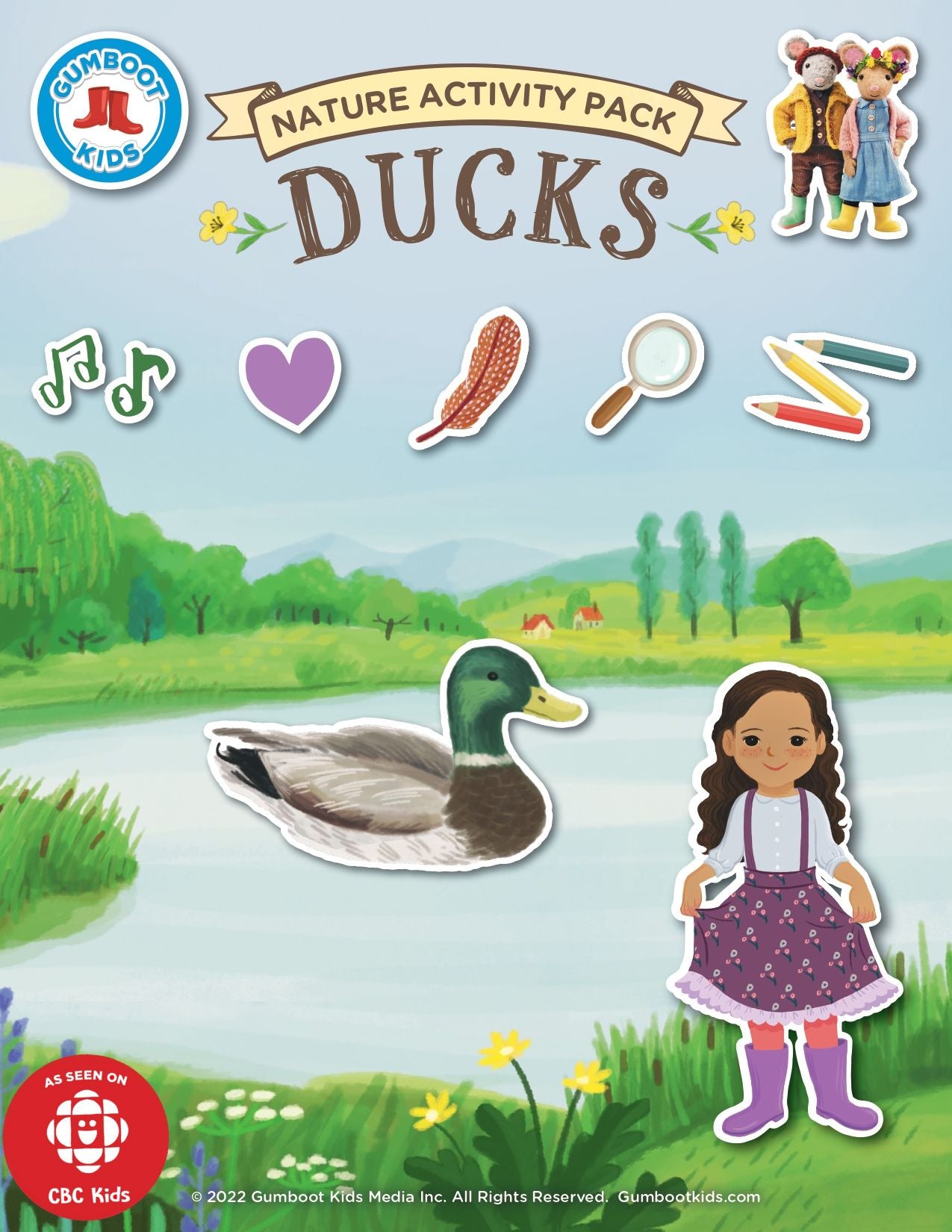 Nature, Gratitude, Mindset - Ducks Activity Pack (Ages 4+) 🍁