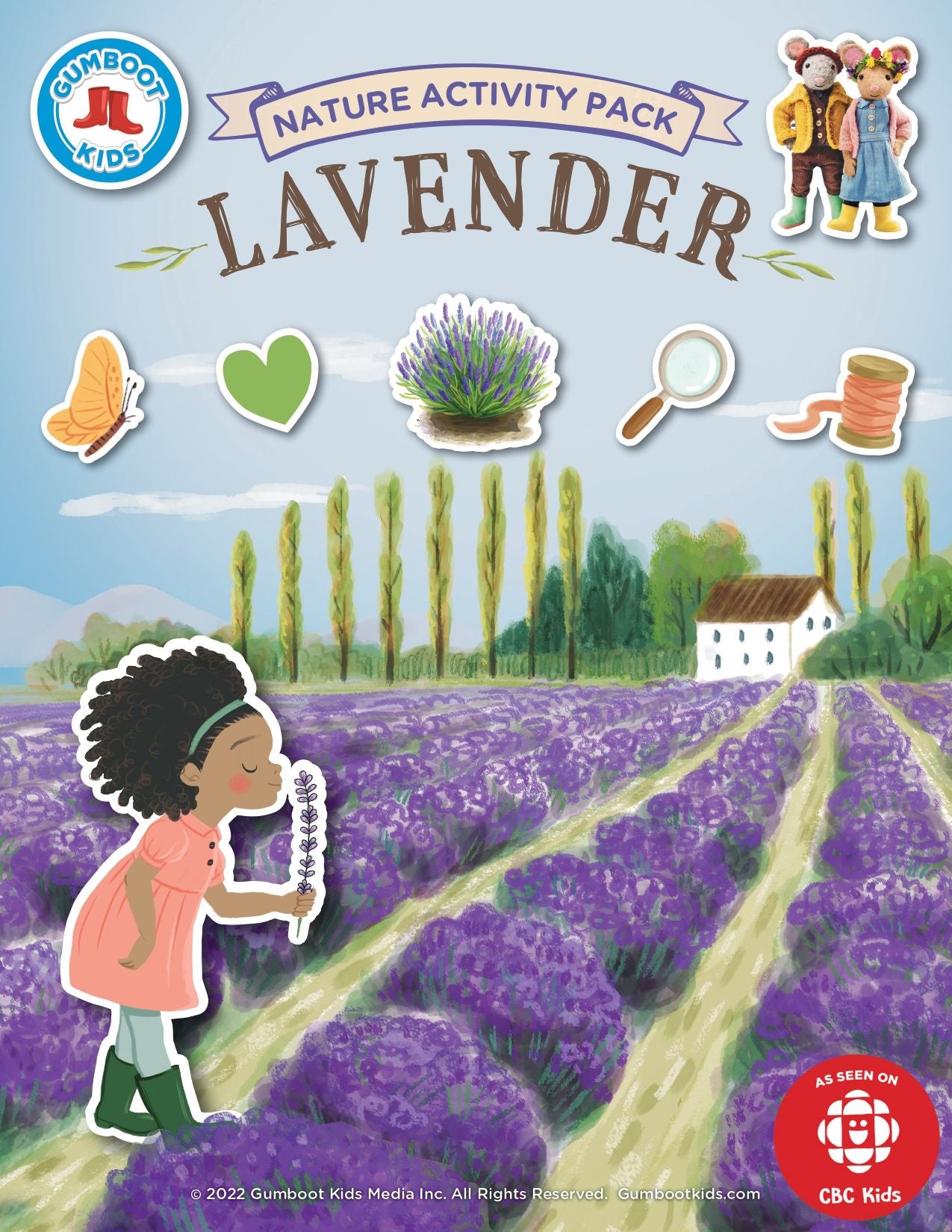 Nature, Gratitude, Mindset - Lavender Activity Pack (Ages 4+) 🍁