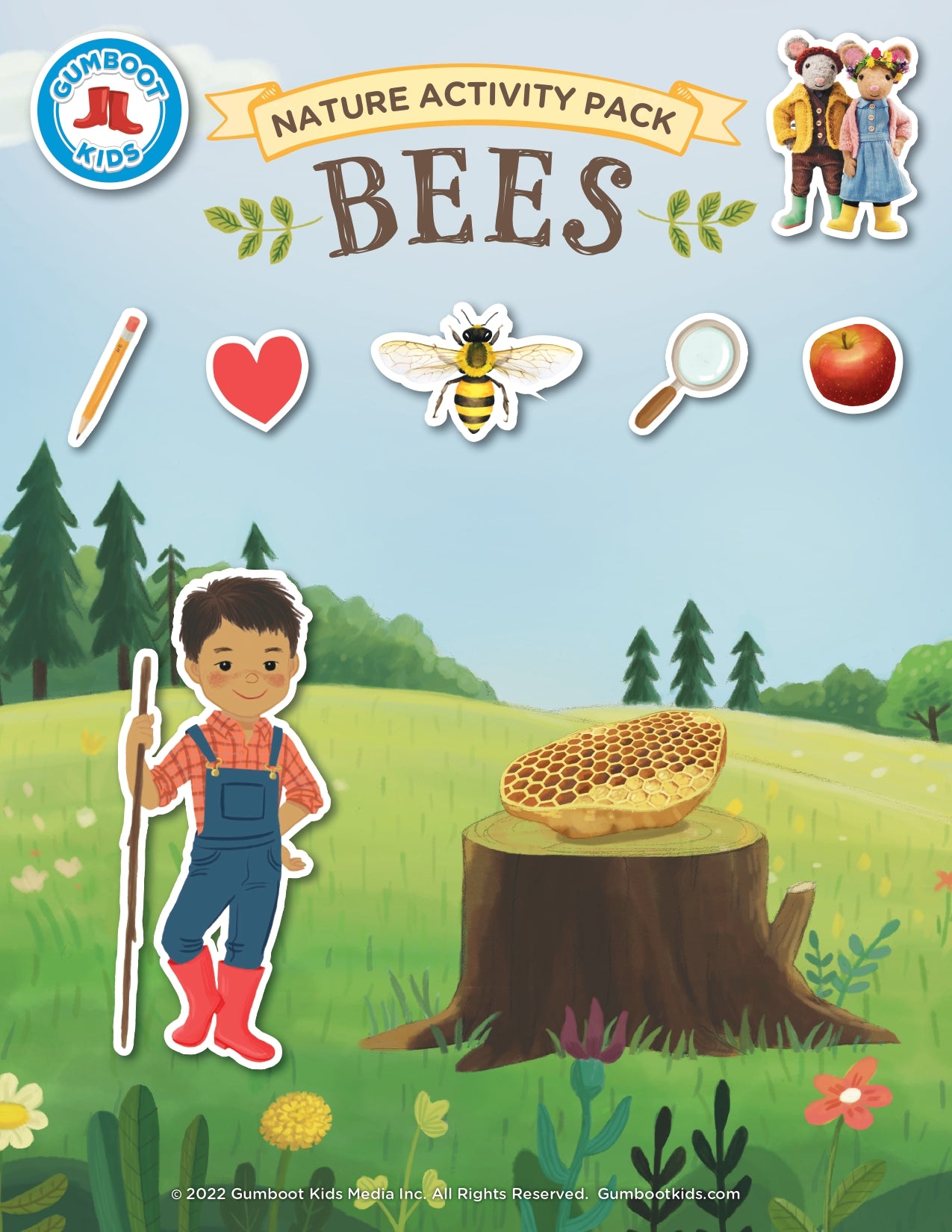 Nature, Gratitude, Mindset - Bees Activity Pack (Ages 4+)