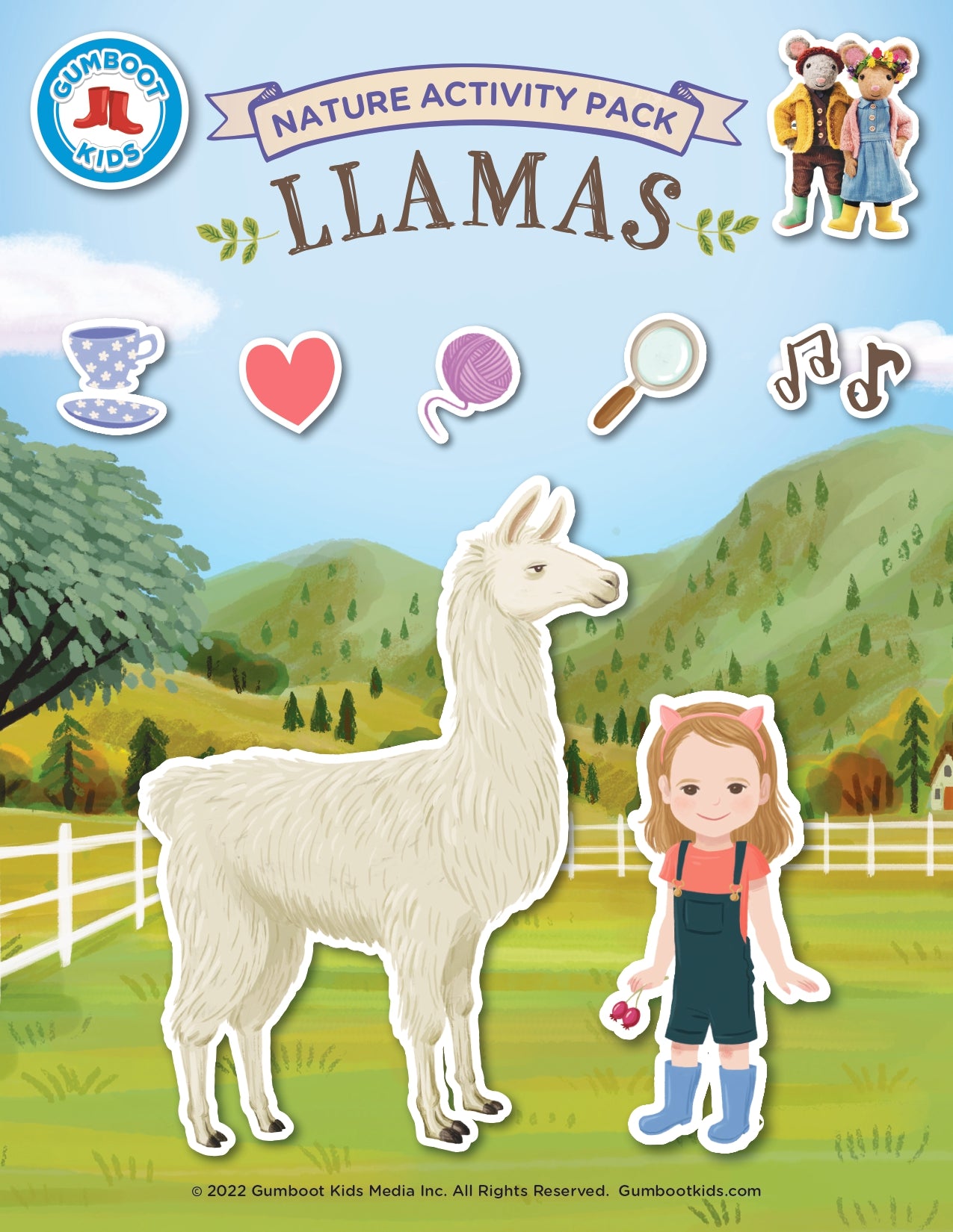 Nature, Gratitude, Mindset - Llamas Activity Pack (Ages 4+)