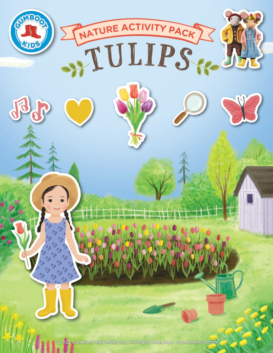 Nature, Gratitude, Mindset - Tulips Activity Pack (Ages 4+)