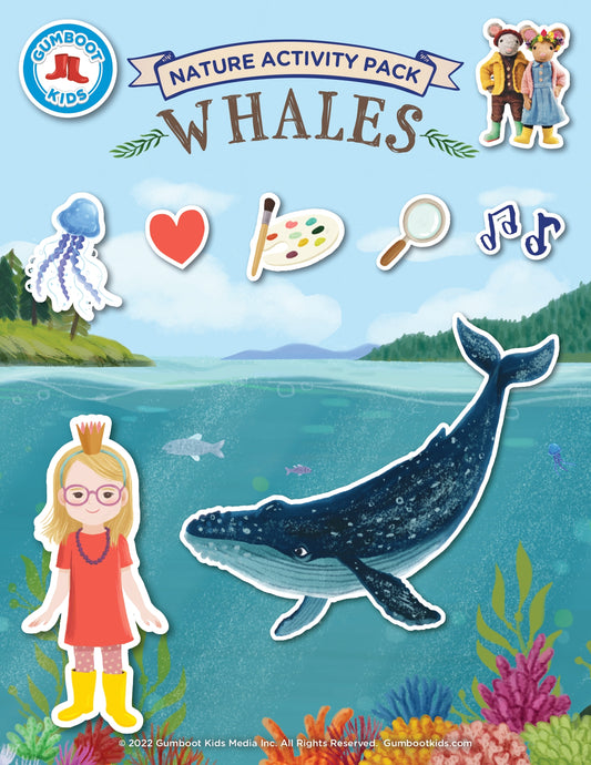 Nature, Gratitude, Mindset - Whales Activity Pack (Ages 4+)