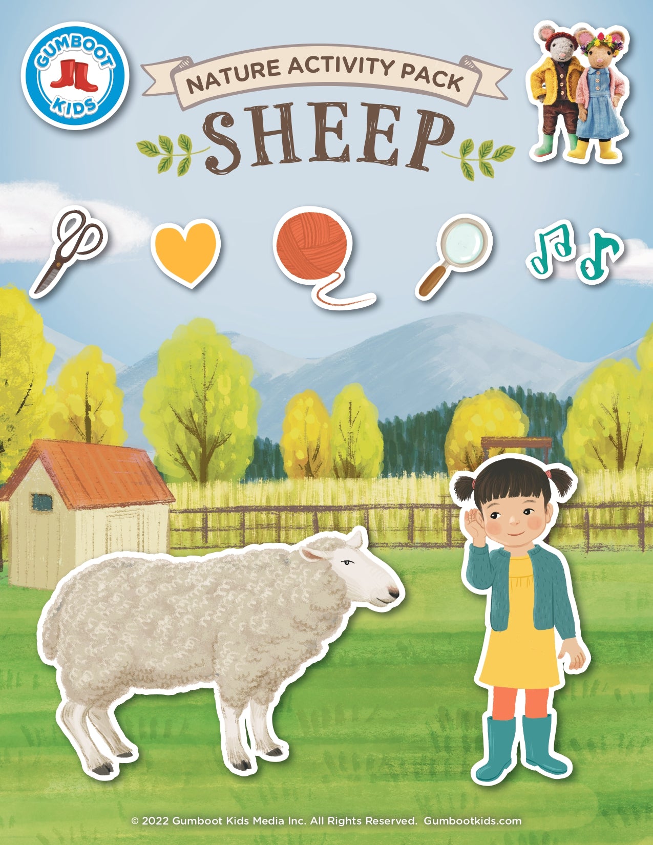 Nature, Gratitude, Mindset - Sheep Activity Pack(Ages 4+)
