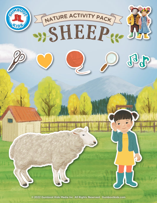 Nature, Gratitude, Mindset - Sheep Activity Pack(Ages 4+)