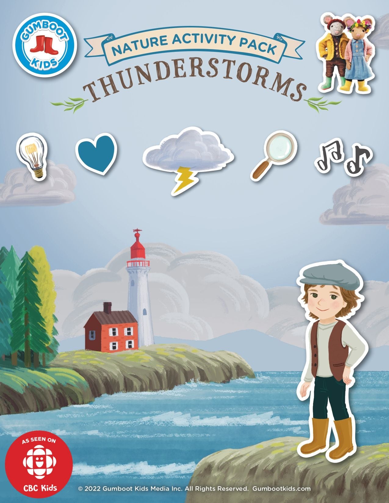 Nature, Gratitude, Mindset - Thunderstorms Activity Pack (Ages 4+) 🍁