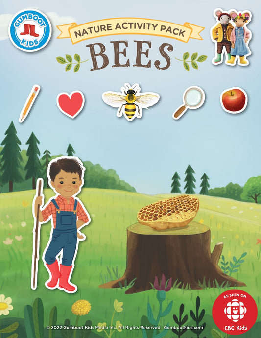 Nature, Gratitude, Mindset - Bees Activity Pack (Ages 4+) 🍁