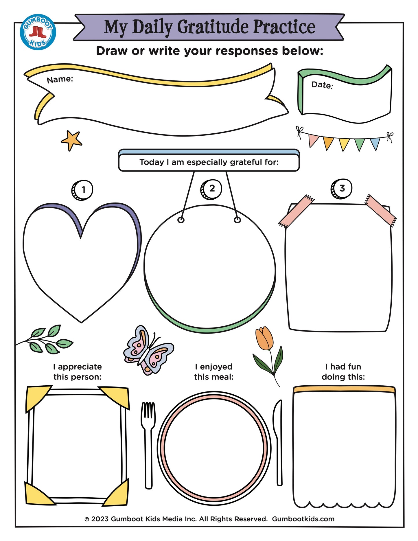 My Daily Gratitude Practice - Free