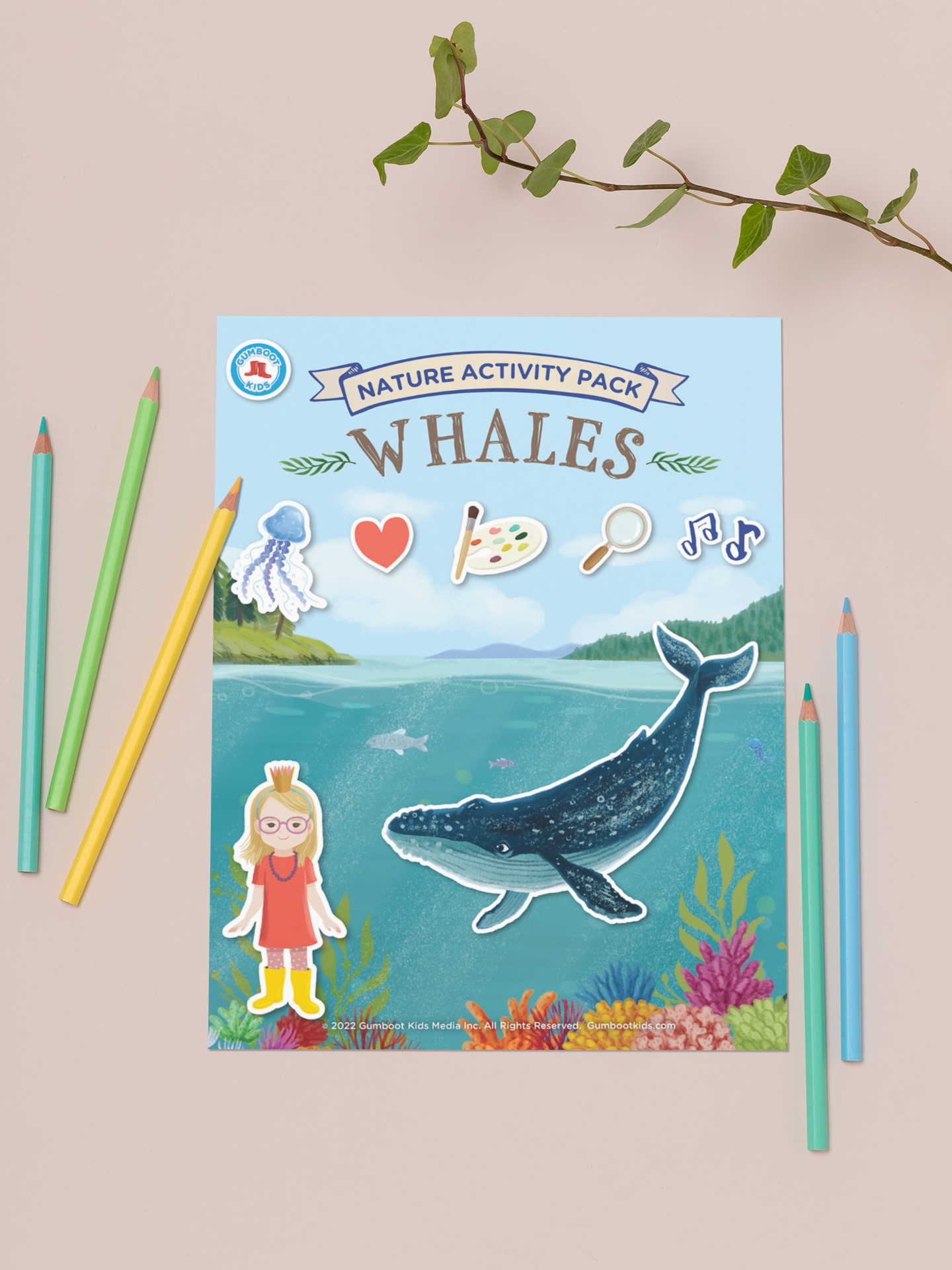 Nature, Gratitude, Mindset - Whales Activity Pack (Ages 4+)