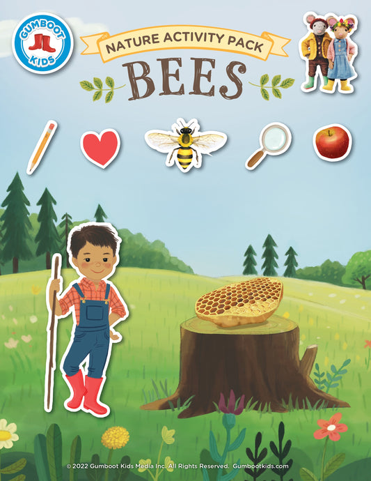 Nature, Gratitude, Mindset - Bees Activity Pack (Ages 4+)