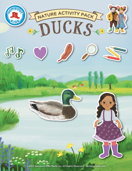 Nature, Gratitude, Mindset - Ducks Activity Pack( Ages 4+)