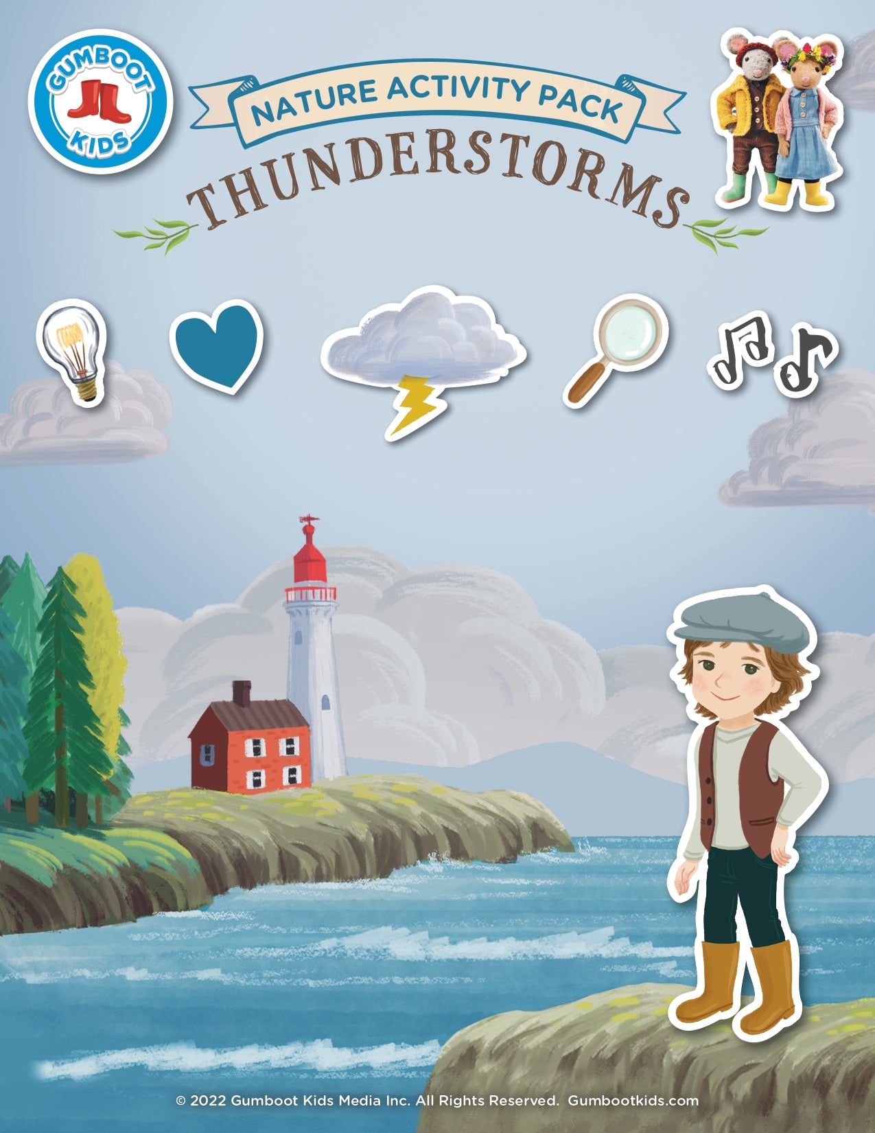Nature, Gratitude, Mindset - Thunderstorms Activity Pack (Ages 4+)