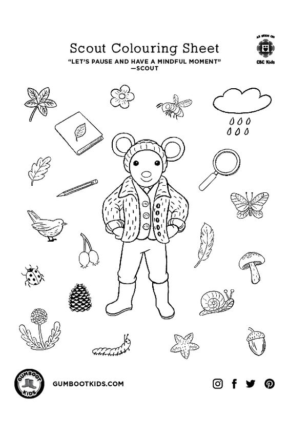 Scout Coloring Sheet - Free